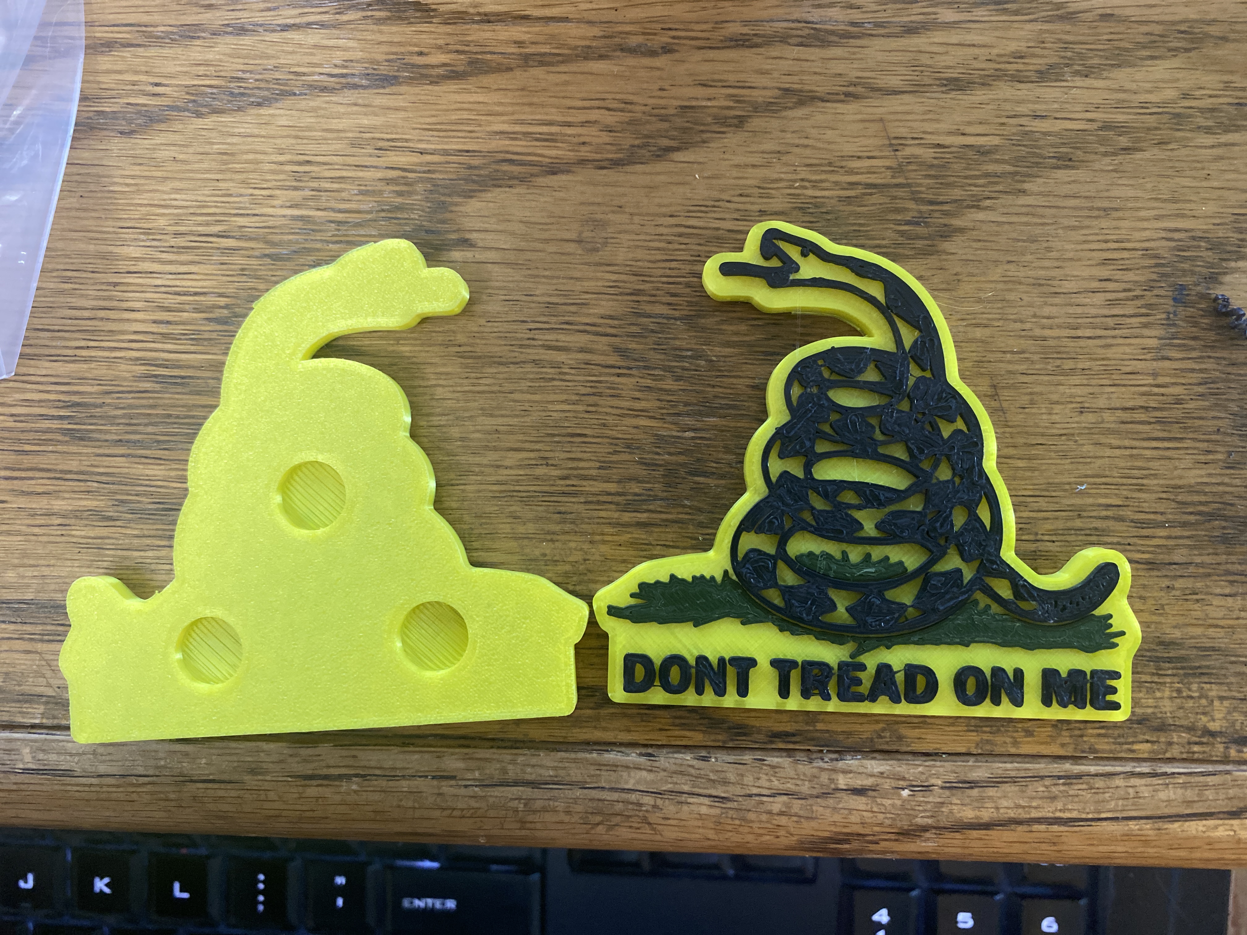 DTOM Gadsden flag magnet 10x2.5 magnets