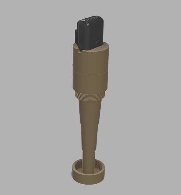 Retractable Interview Handle for DJI Mic 2 TX