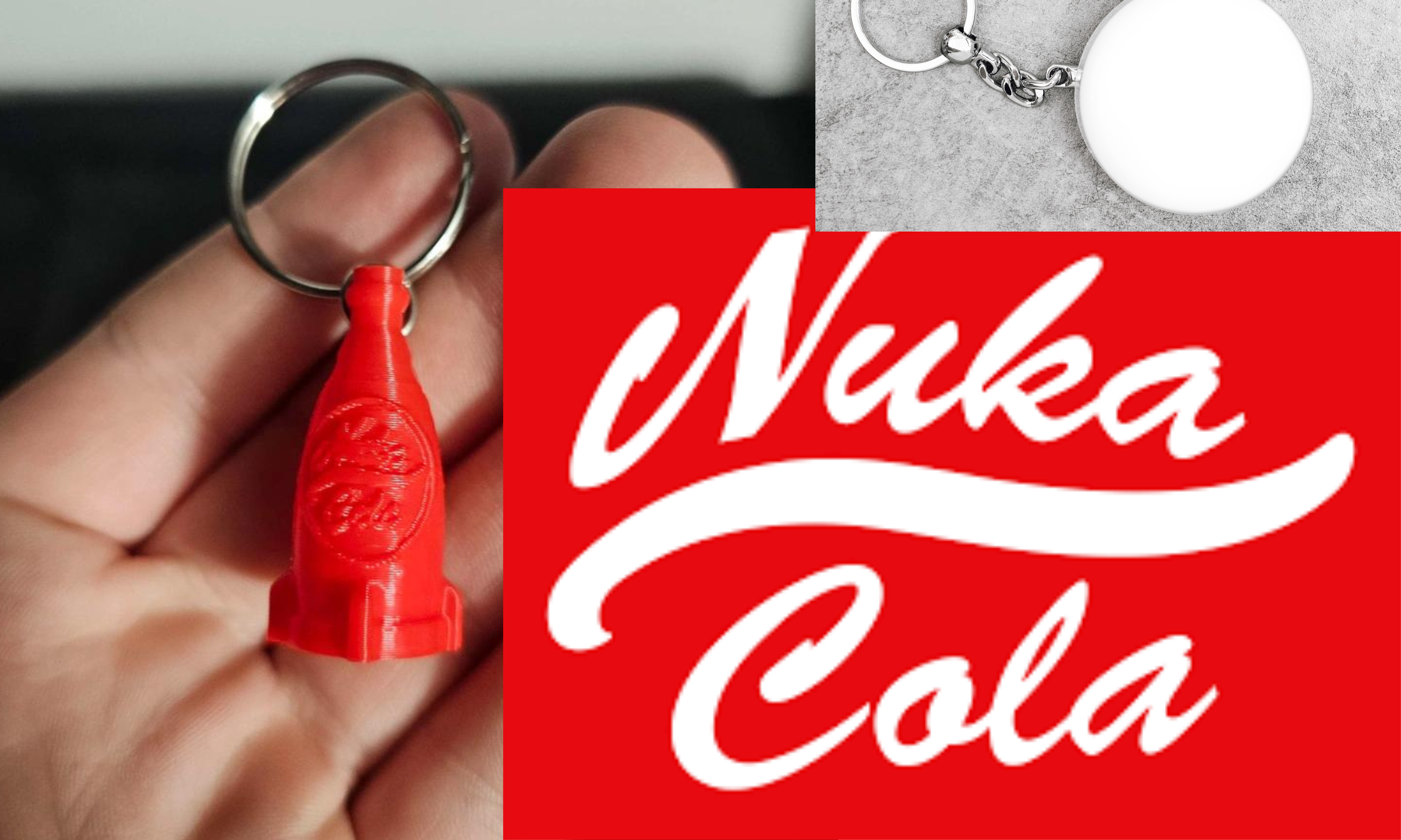 fallout nuka cola keychain