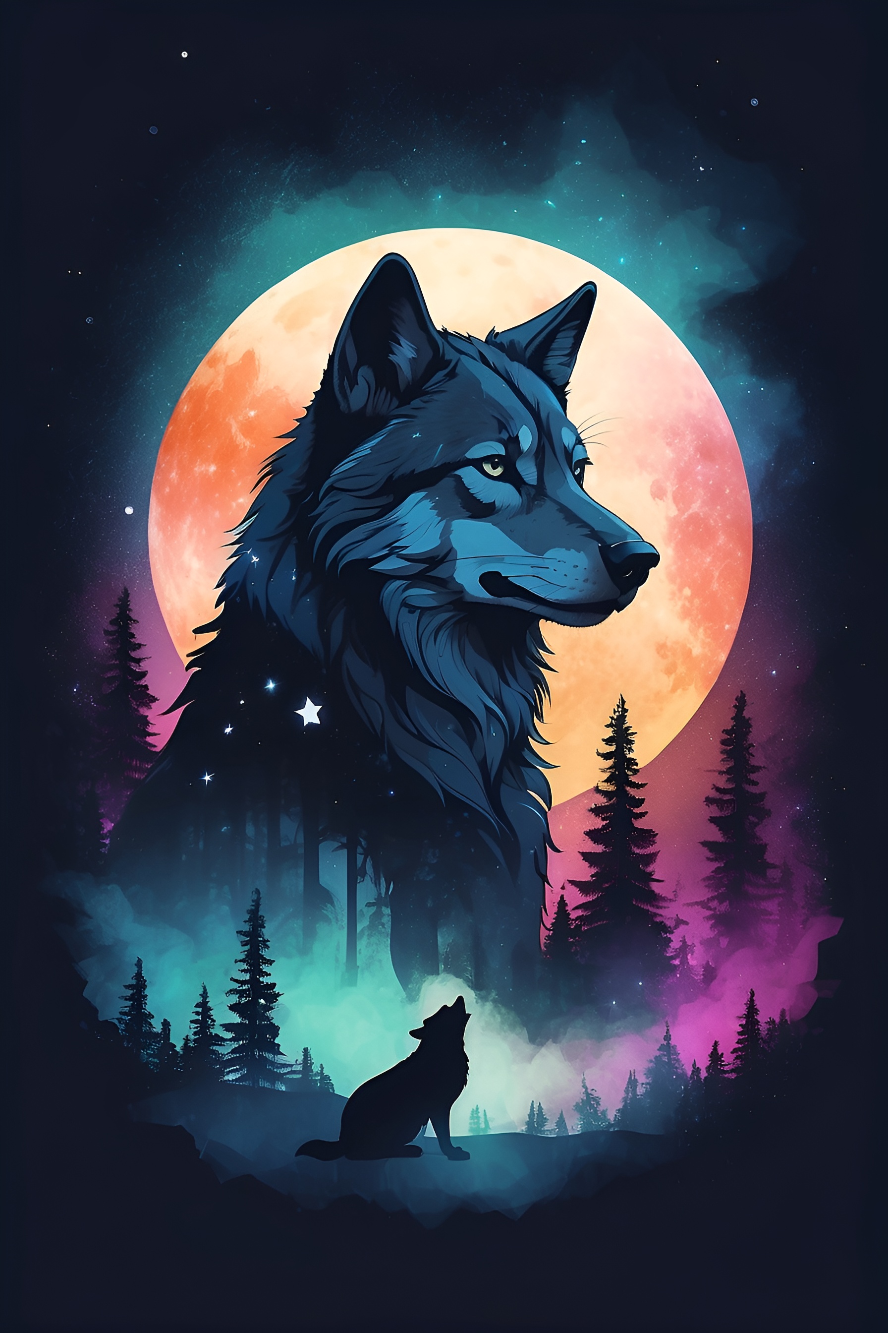 Blood Moon Wolf by julian_nikolovv | Download free STL model ...