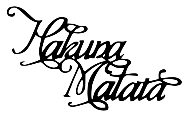 Hakuna Matata Wall Decor by Jura Švébiš | Download free STL model ...
