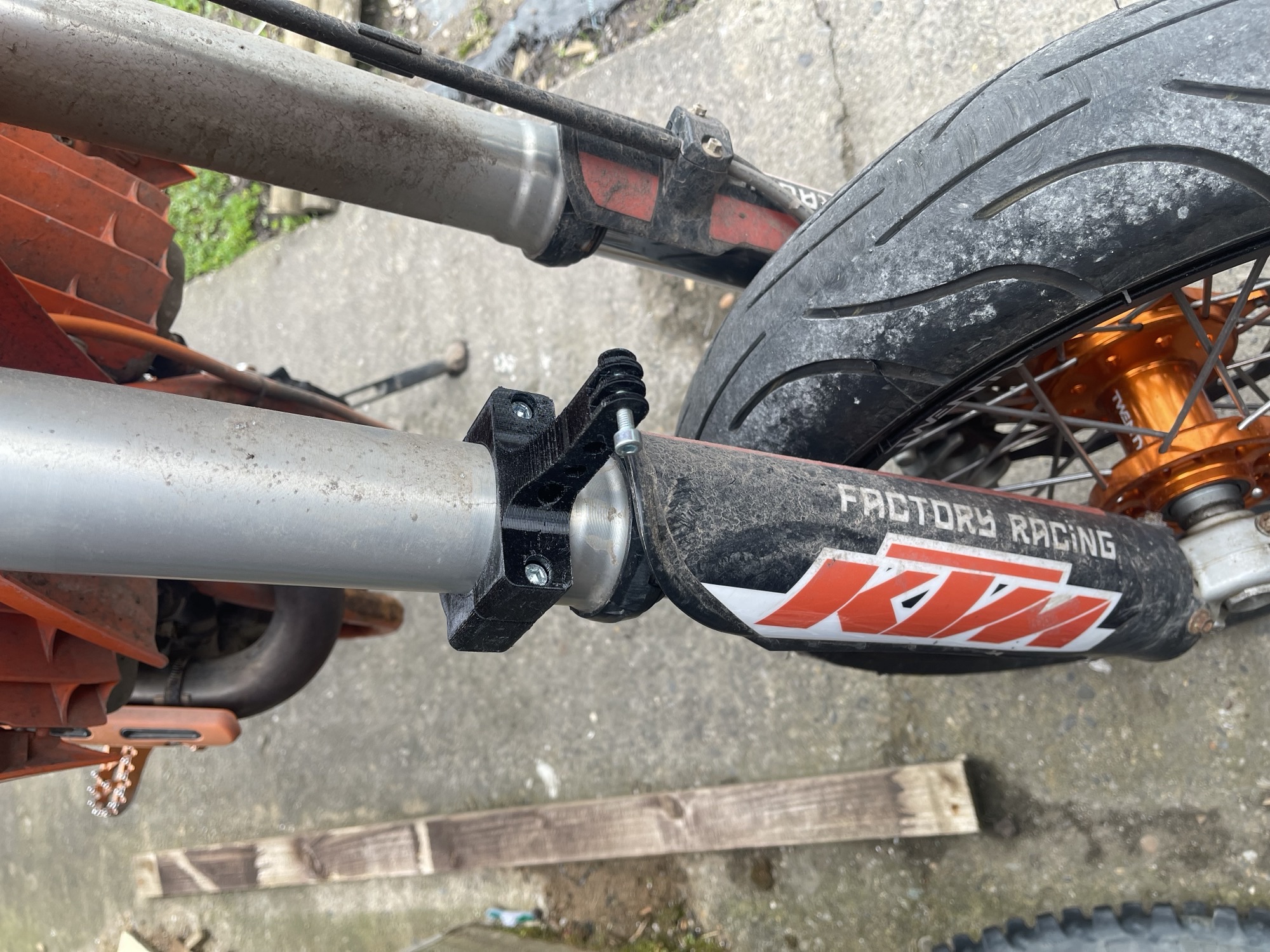 GoPro 55mm fork mount, enduro, supermoto, etc