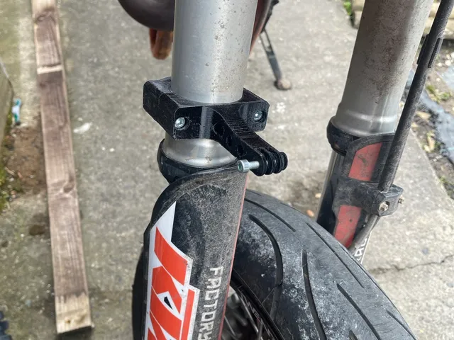 GoPro 55mm fork mount, enduro, supermoto, etc