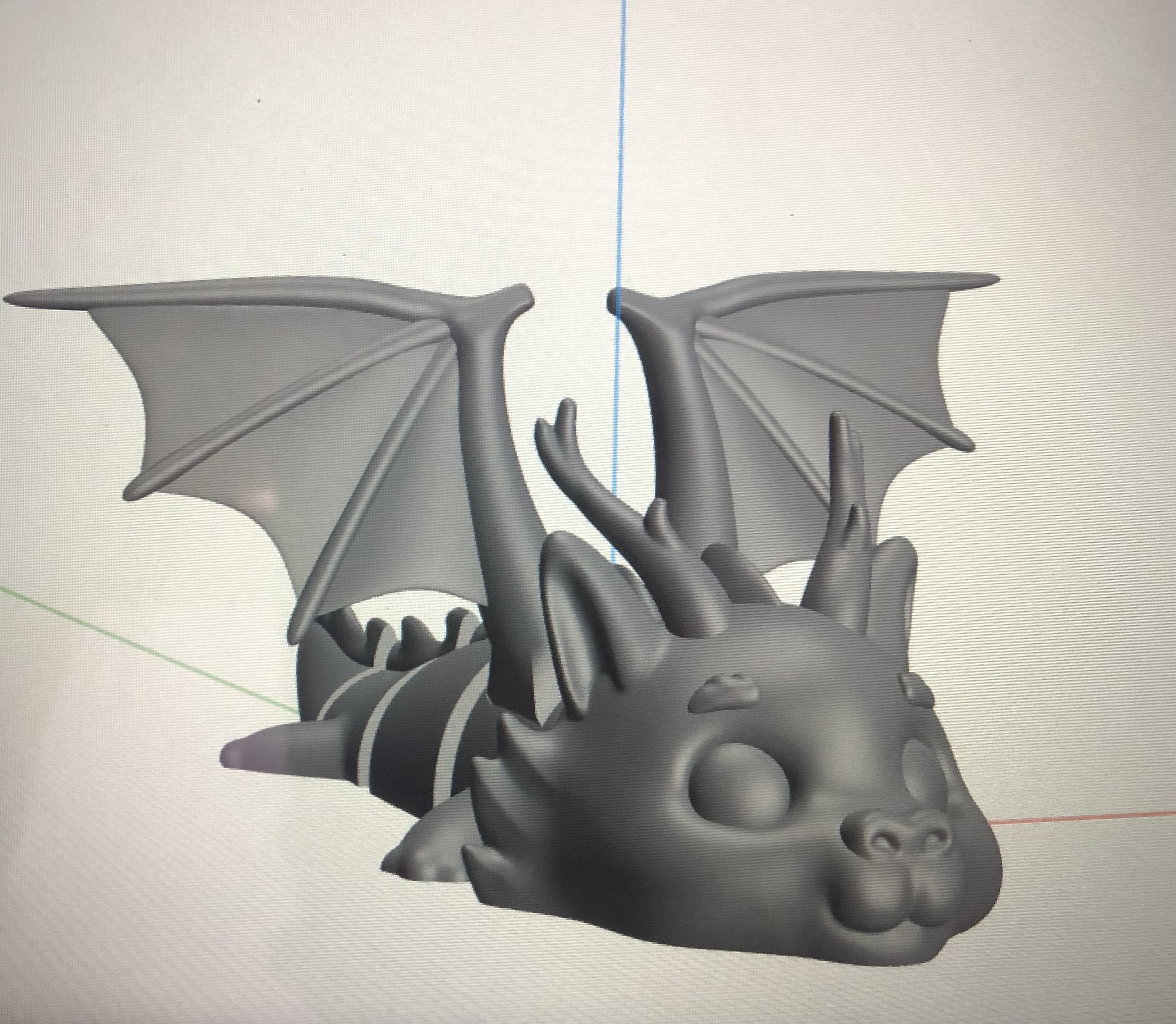 forest dragon with wings
