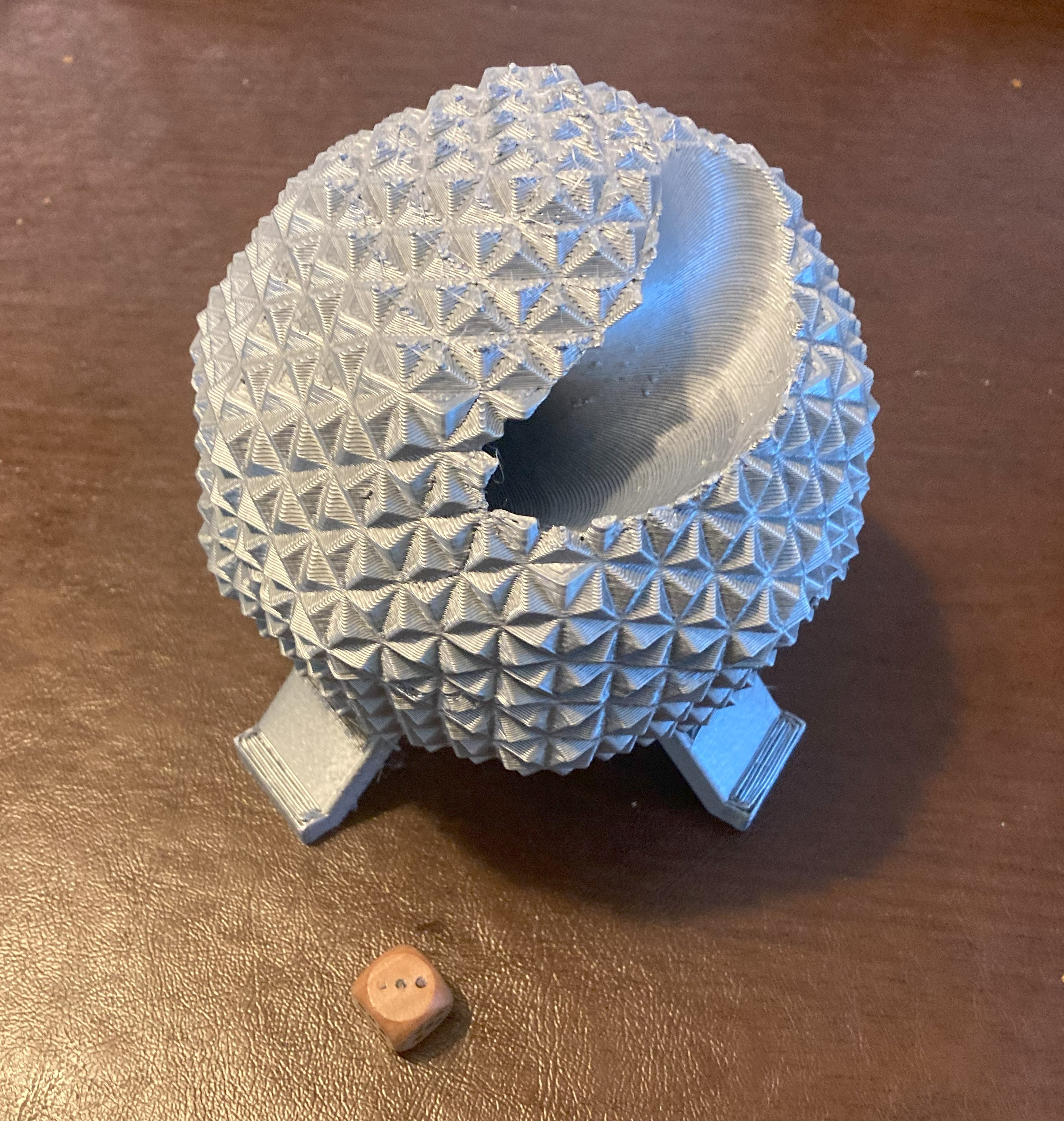 Spaceship Earth Dice Tower