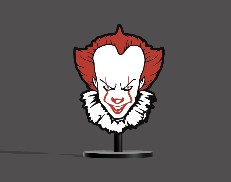 Pennywise LED Lamp Lightbox
