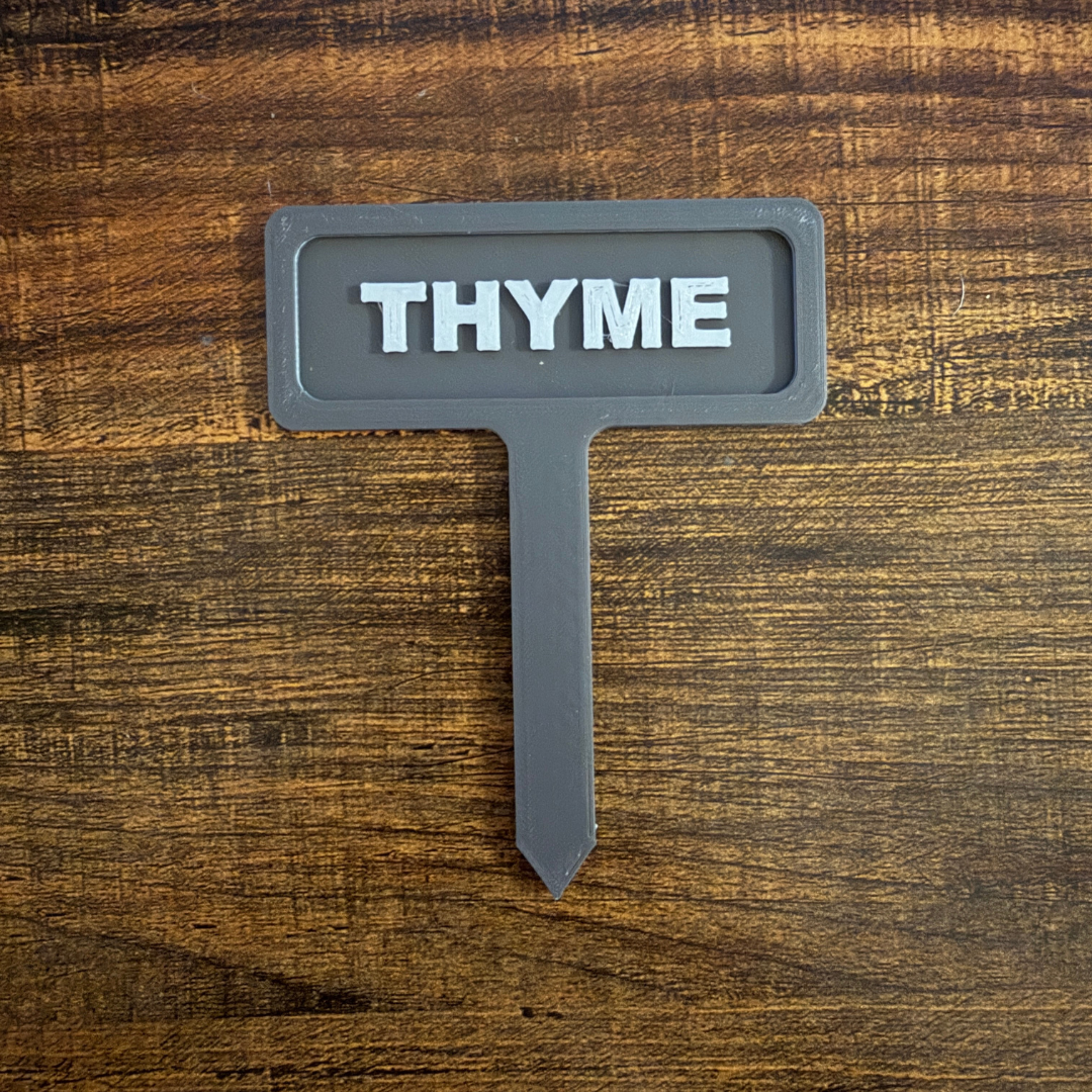 Thyme Garden Marker | 3D Print 3MF