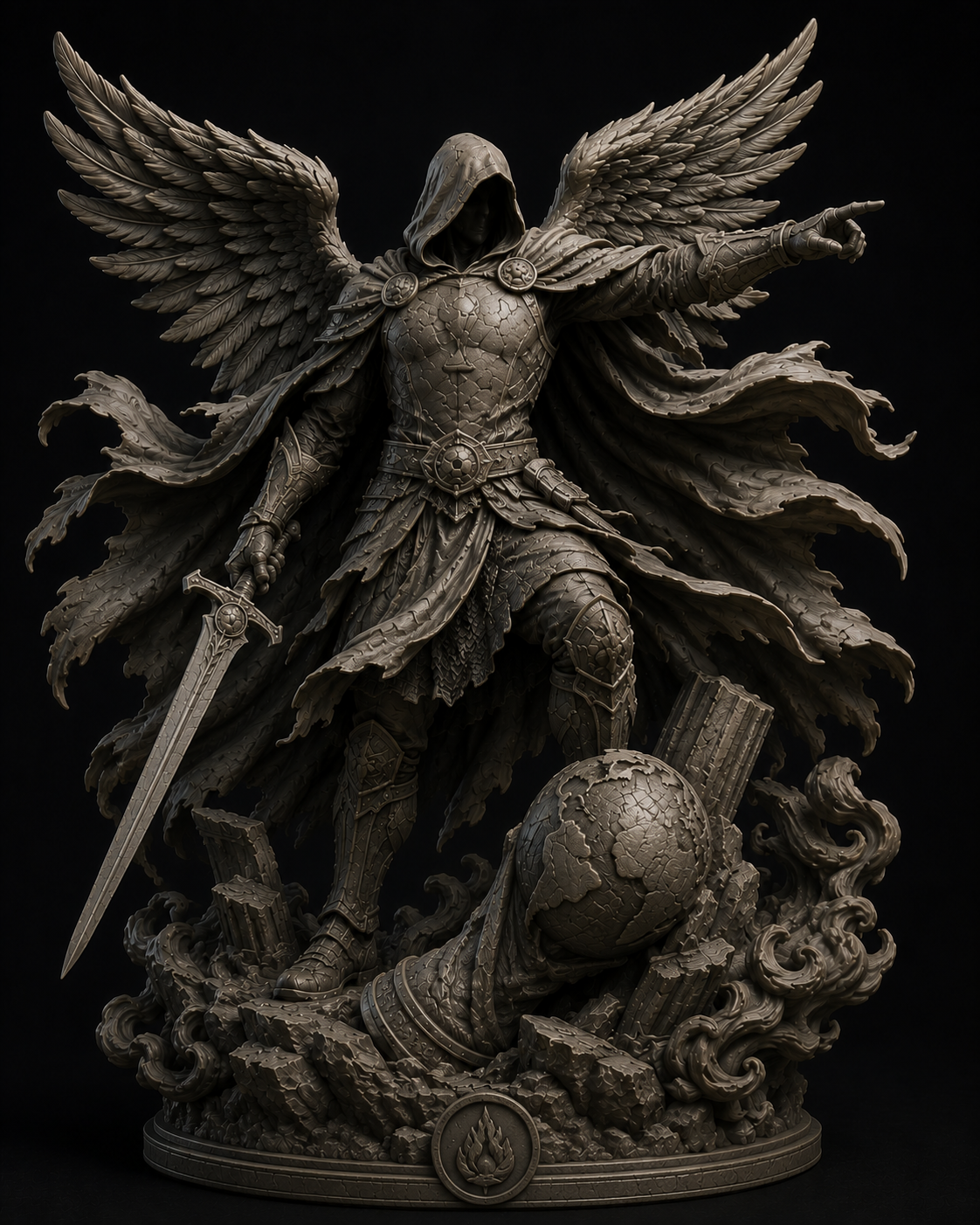 Ángel Guerrero – Estatua Épica
