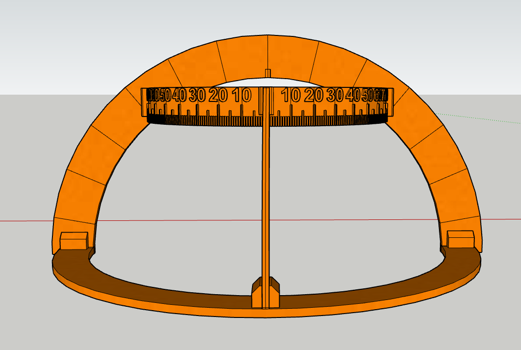 "Pro Sect" Bowling Ball Quarter Scale Layout Tool by 3DBowler