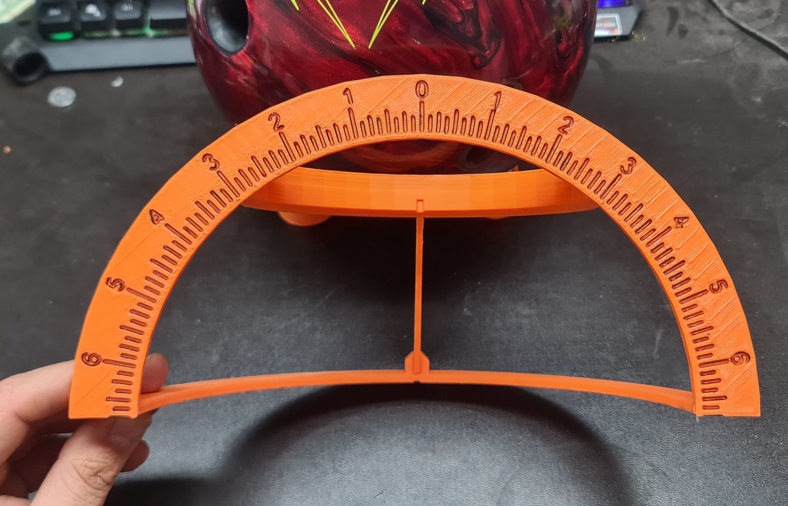 "Pro Sect" Bowling Ball Quarter Scale Layout Tool by 3DBowler