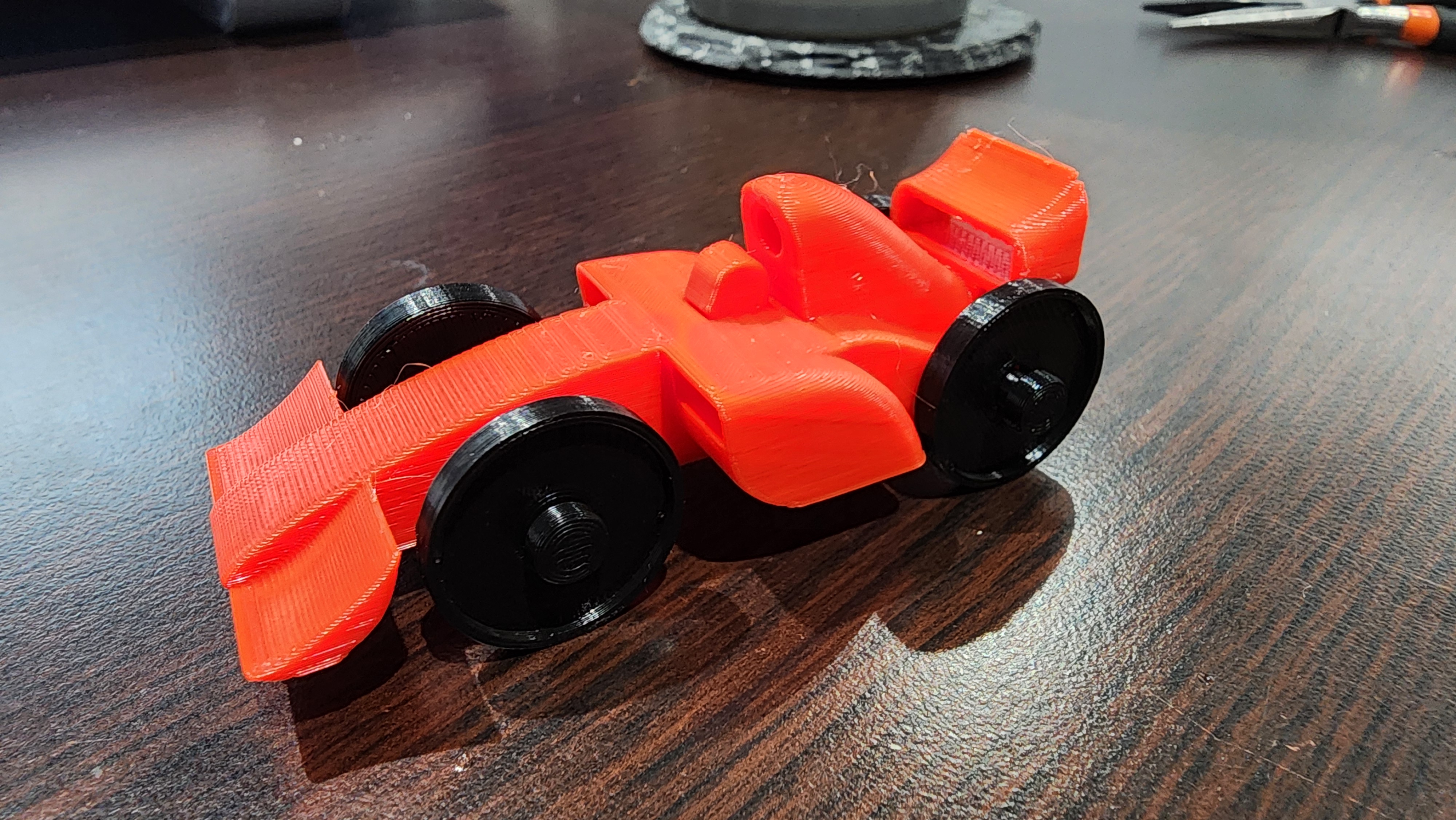 Wood Train F1 Car