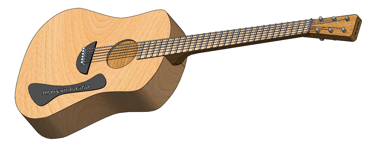A toy guitar