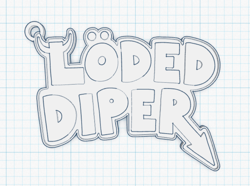 LÖDED DIPER Keychain