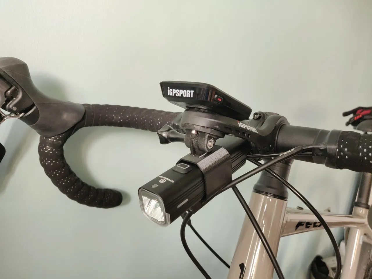 Offbondage bicycle light GOPro mount by Mighty_Mouse | Download free ...
