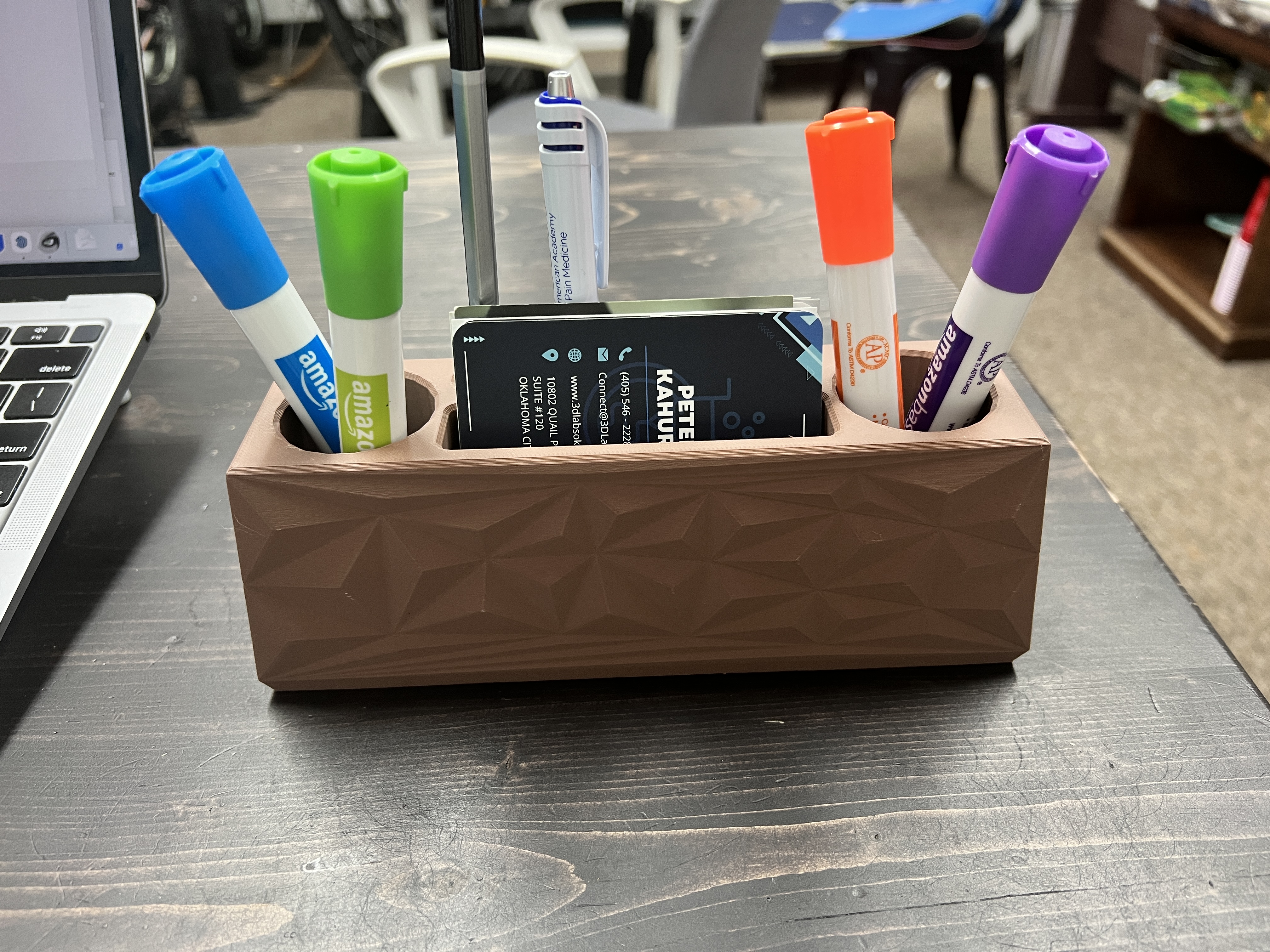 Pen & Business Card Holder
