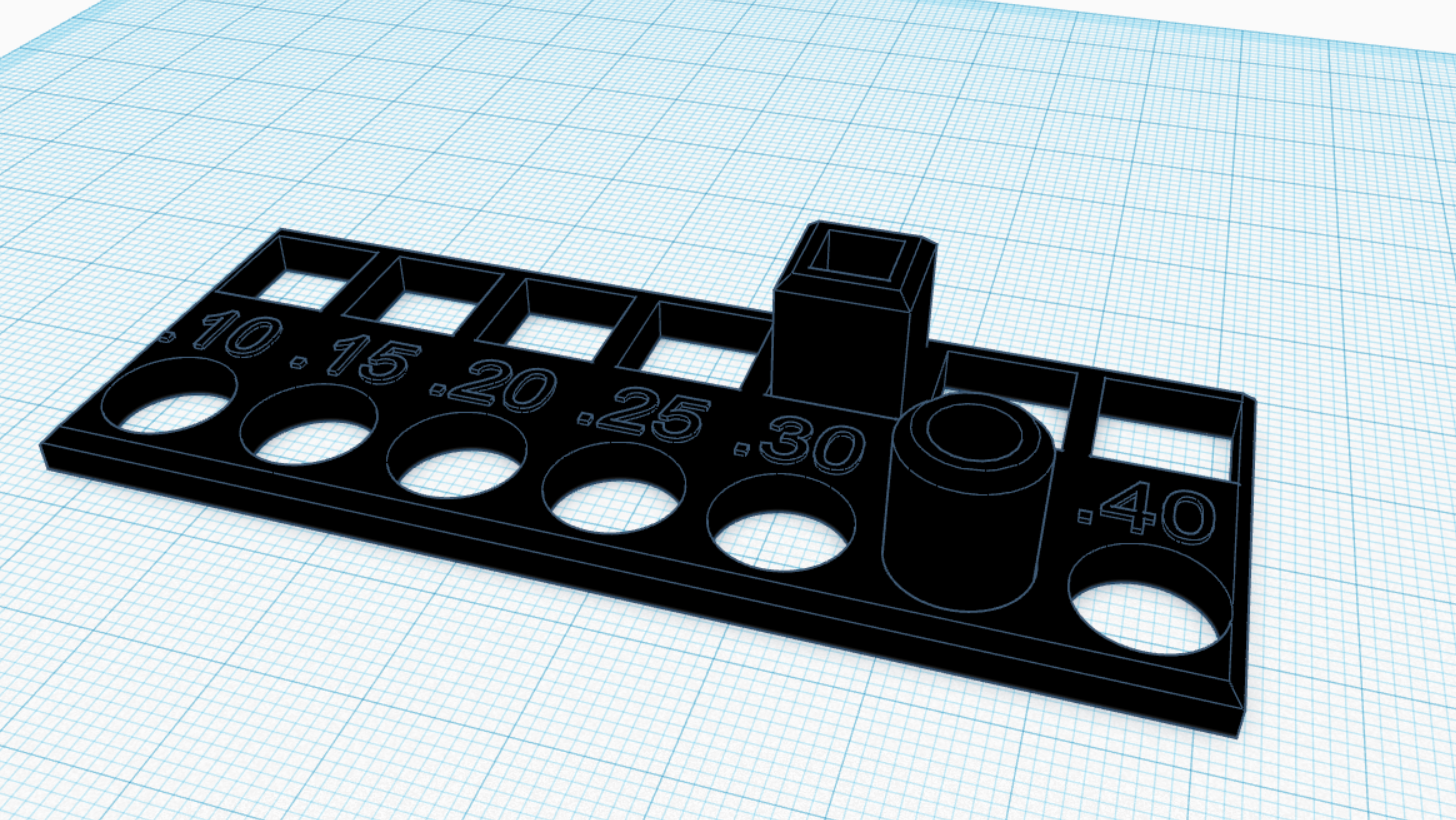 Printer Tolerance Test - Optimized, Faster Print and Less Filament