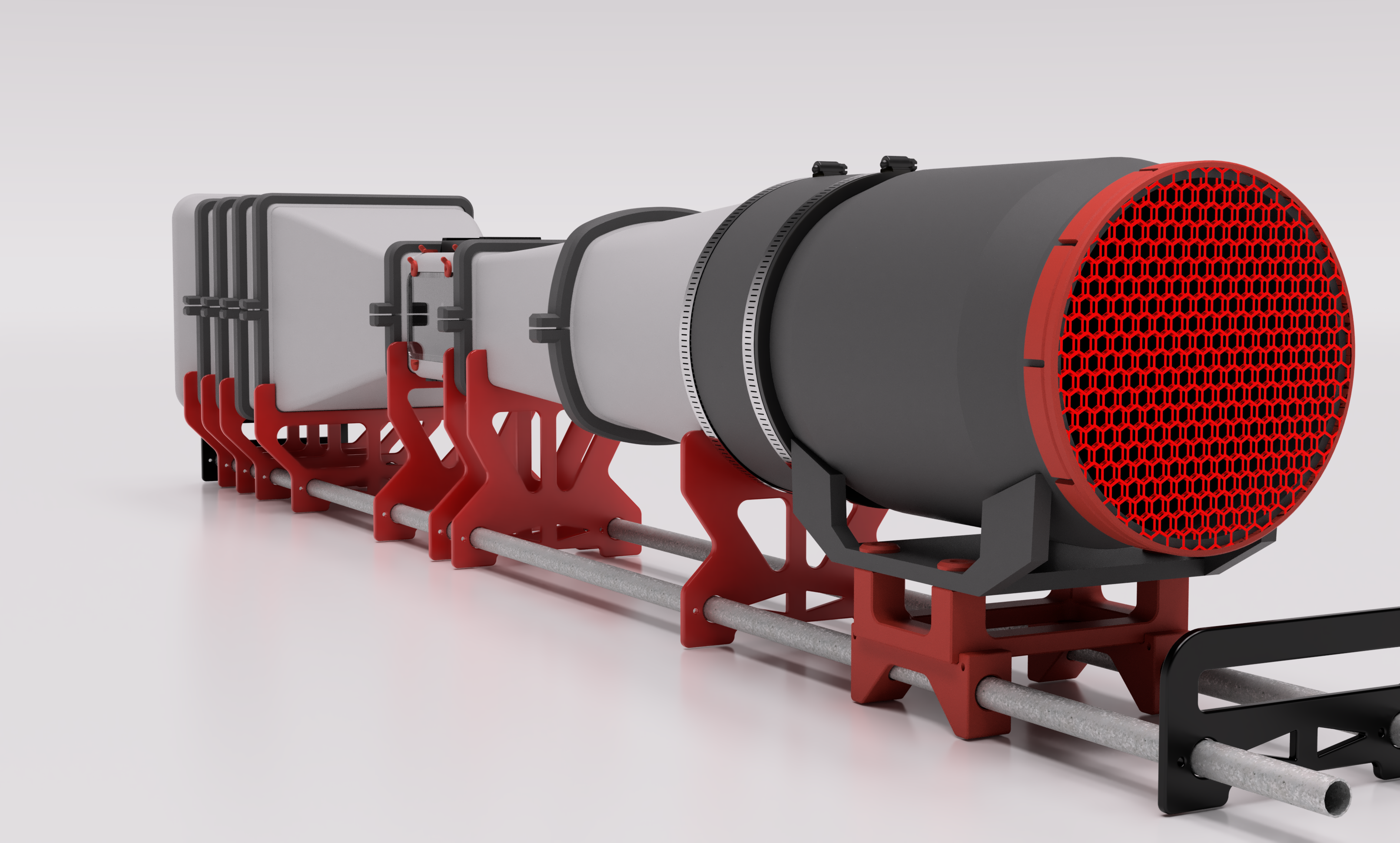 EMT Conduit Stand for Modular STEM Wind Tunnel (RepRack-inspired)