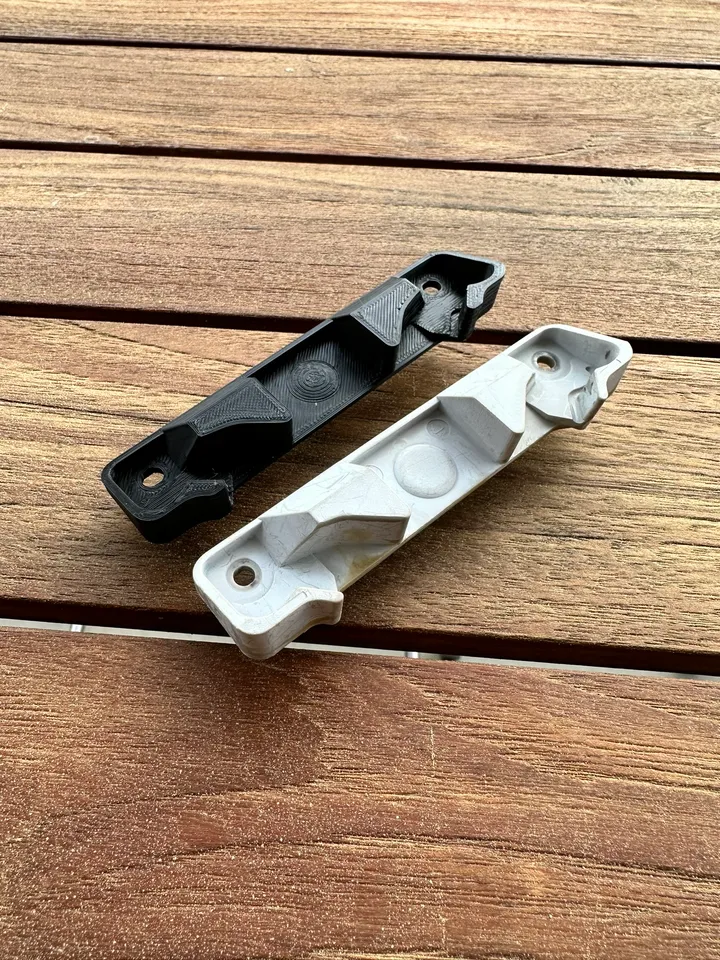 Black Lock Strike Plate Compatible With Velux VES, V21 Version - Repair