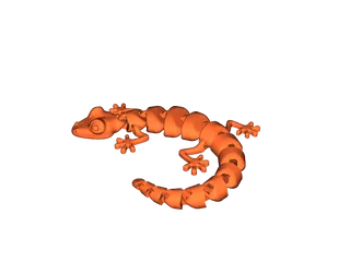 Curled Articulated Lizard by Stetofire | Download free STL model ...