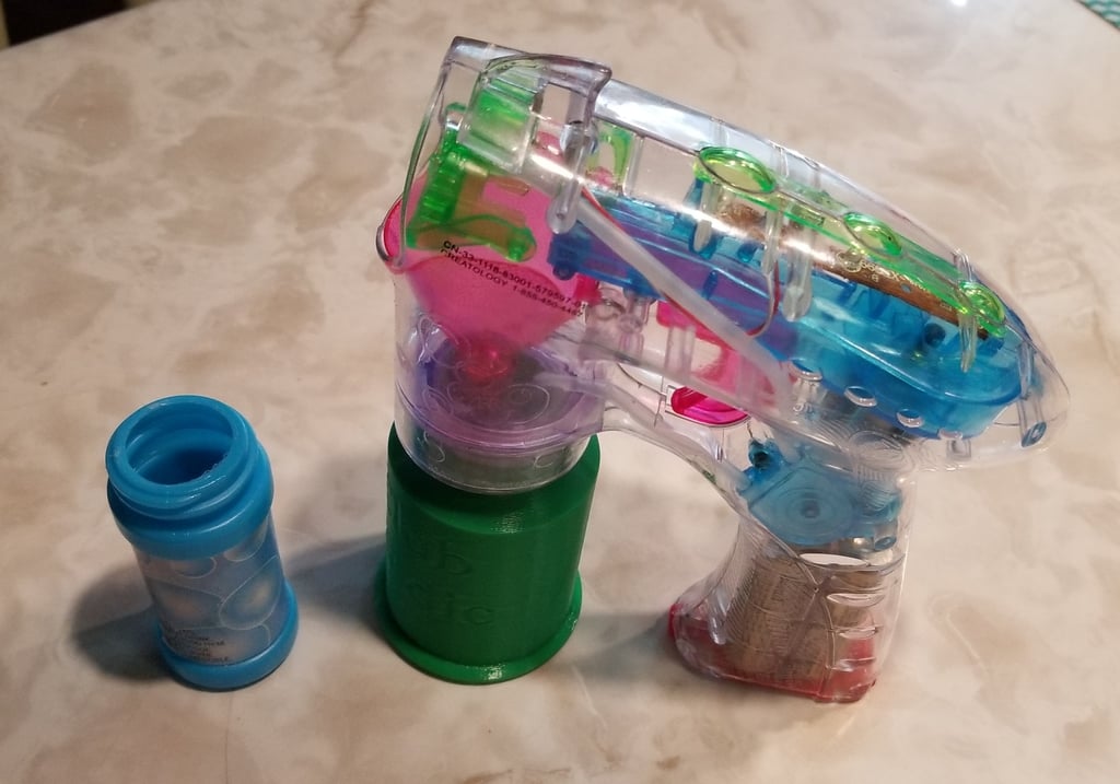 Bubble Gun Soap Container
