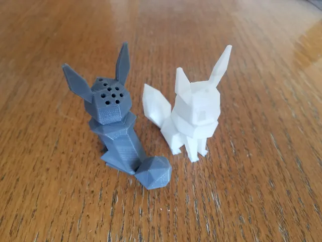 Low-Poly Eevee Salt Shaker