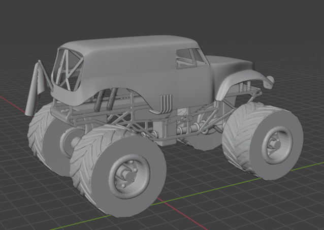 Monster Truck Grave Digger por Jaxon Zwart | Descargar modelo STL ...