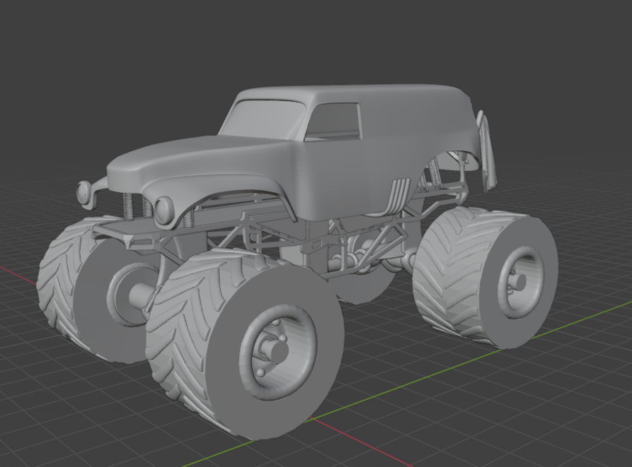 Monster Truck Grave Digger Por Jaxon Zwart 