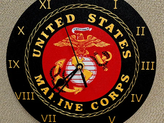 Marine Corps Globe & Anchor Clock