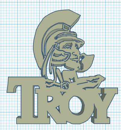 Troy University desk decoration
