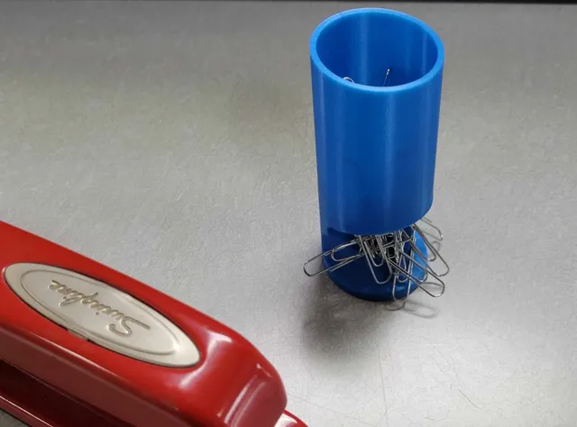 Paper Clip Magnetic Dispenser / Holder (remix)