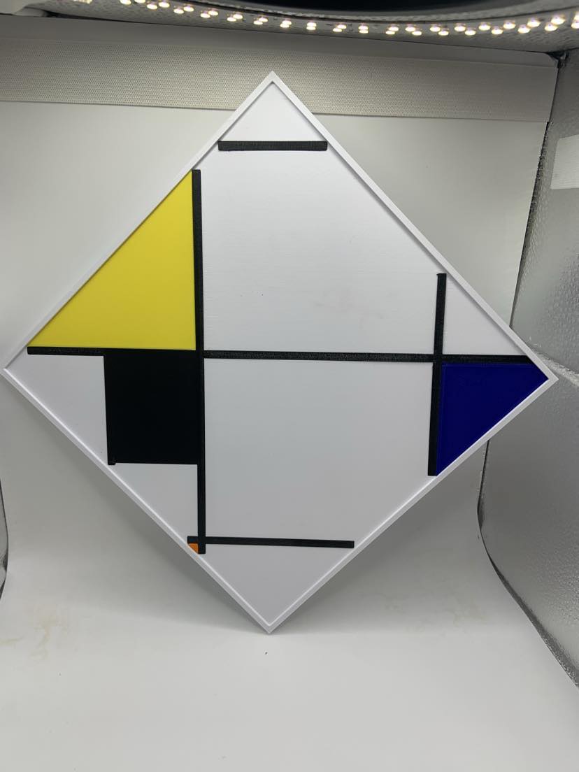 Piet Mondrian's - Lozenge Composition (1921) by Brent Glover | Download ...