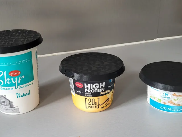 PLA 95mm Lid For Yoghurt, Puddings and Others