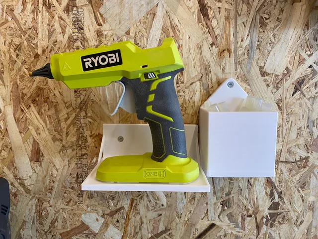 Ryobi One+ Tool Shelf with tray for accessories - added test model for your tools