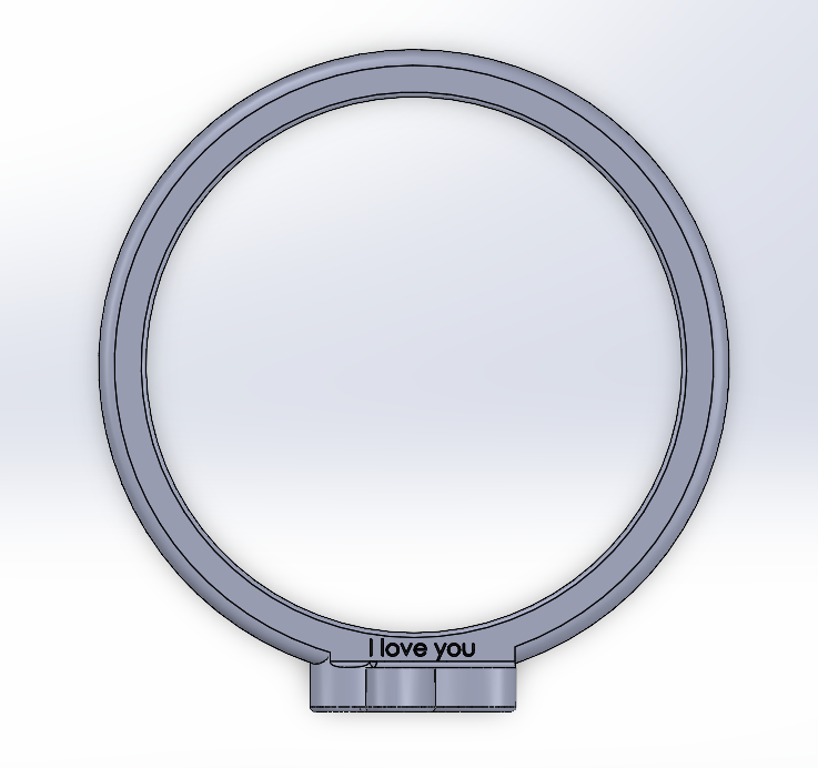Miniatura 2 do modelo 3D flower ring