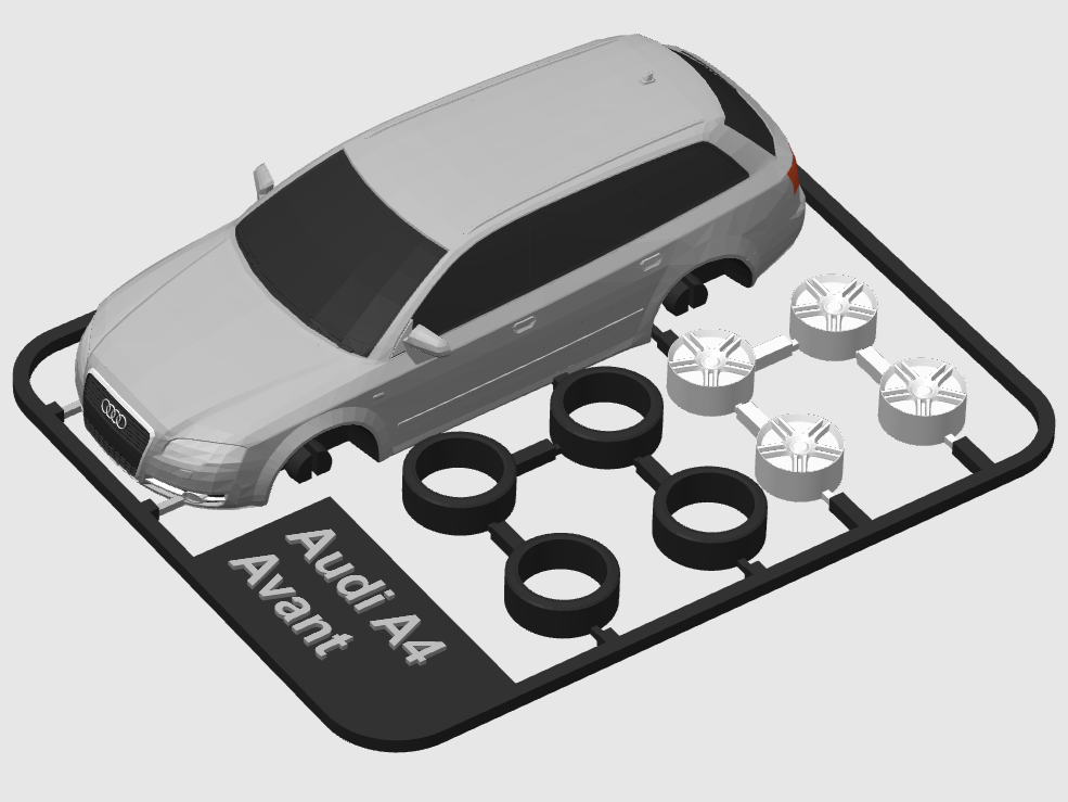 Audi A4 Avant kit card