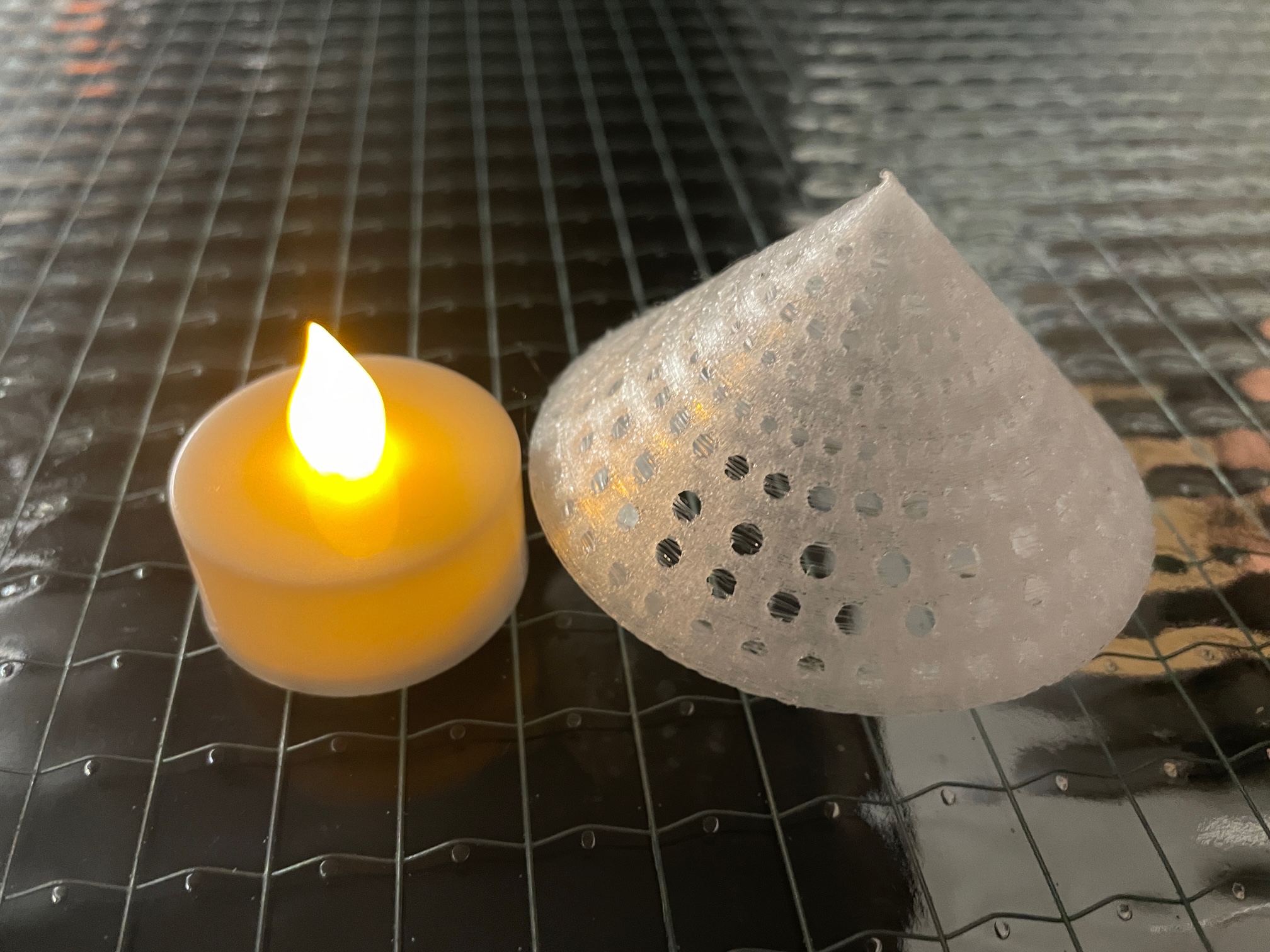 Tea light holder for LED by Aryser | Download free STL model ...