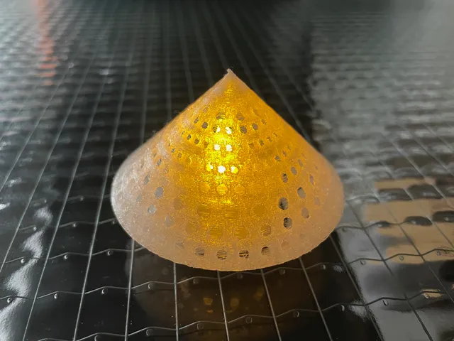 Tea light holder for LED