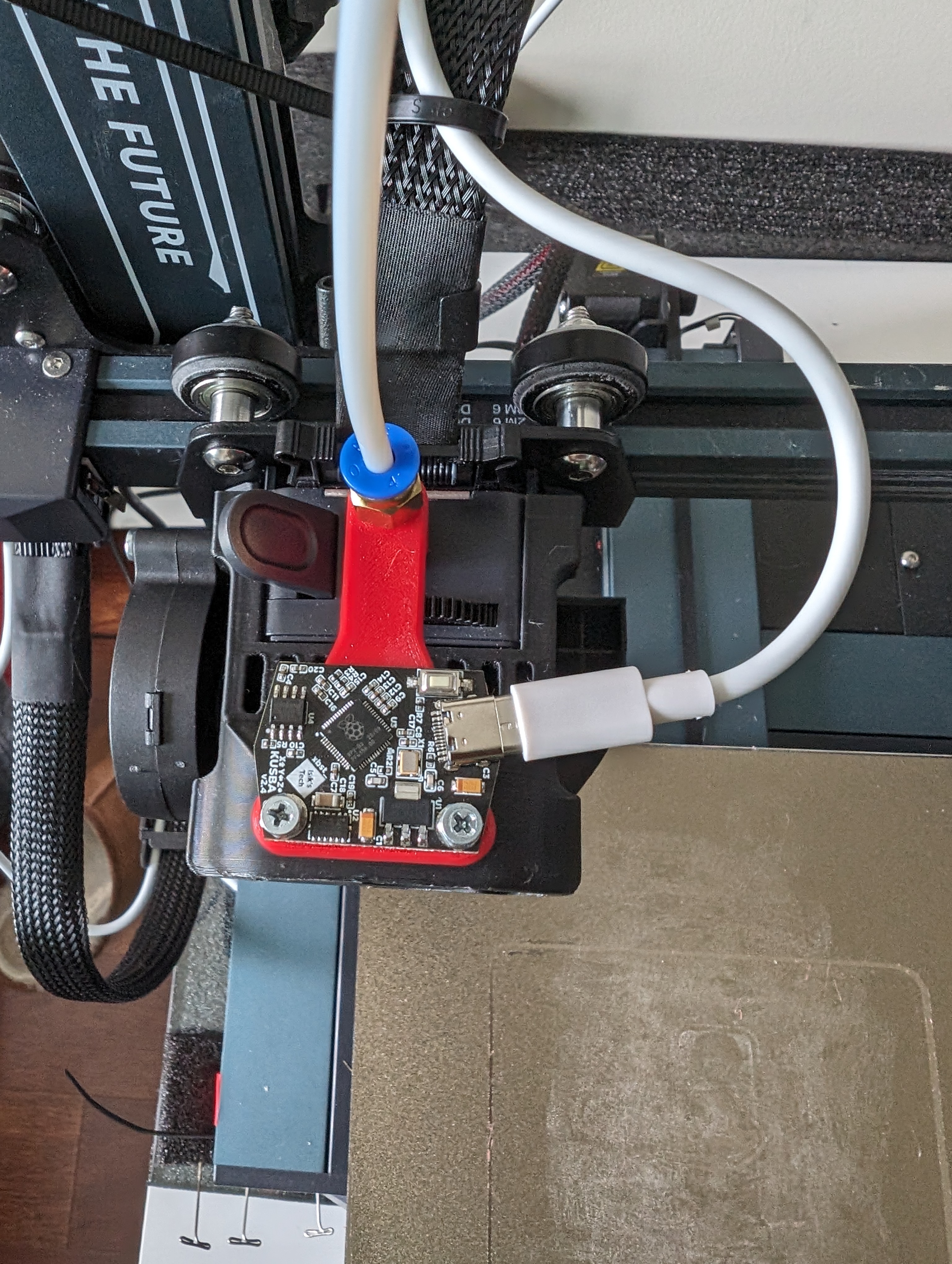 bowden mount for the 35015 print head by PapaSchlumpf KUSBA version 3D model thumbnail