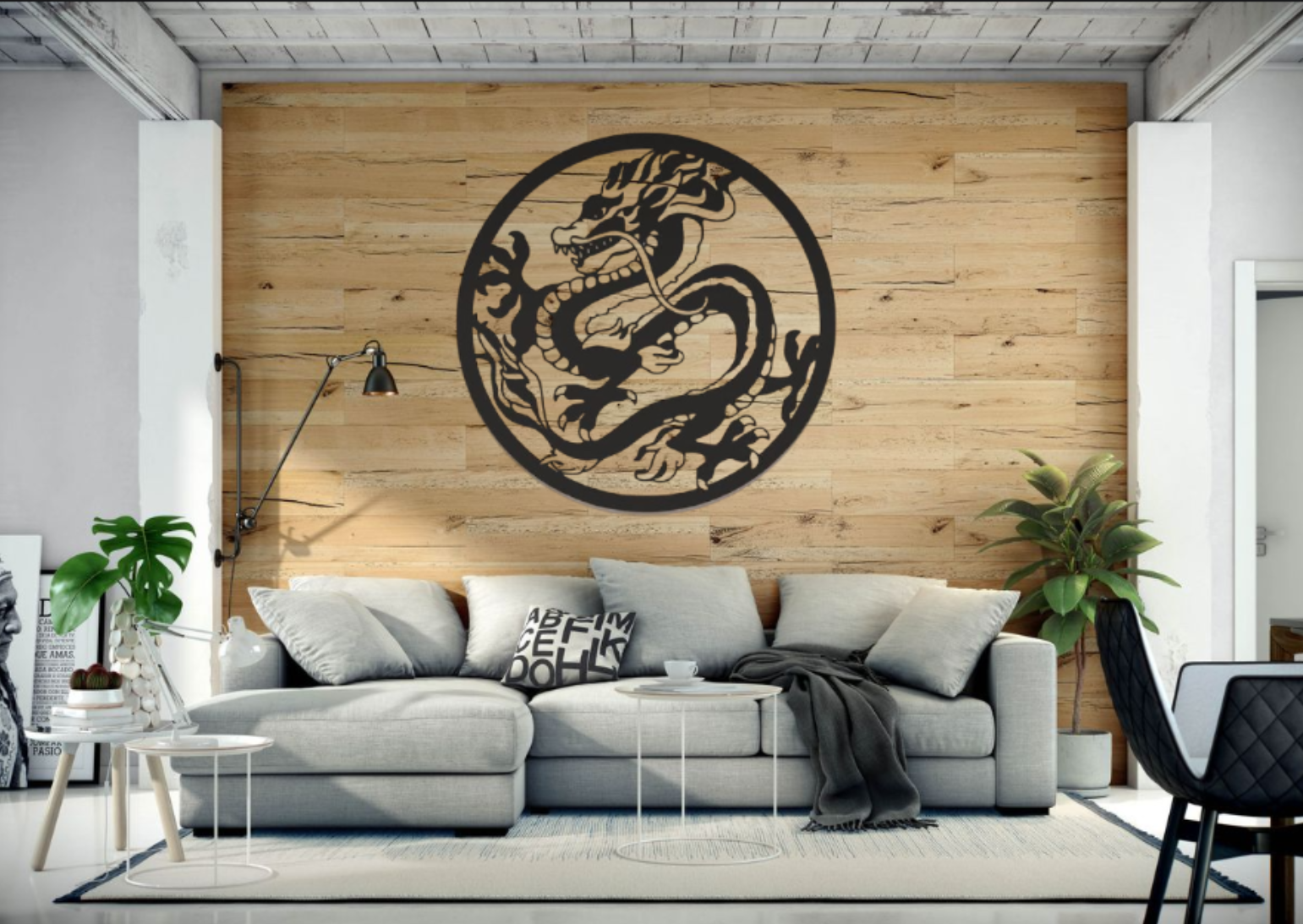 WallArt Dragon 004