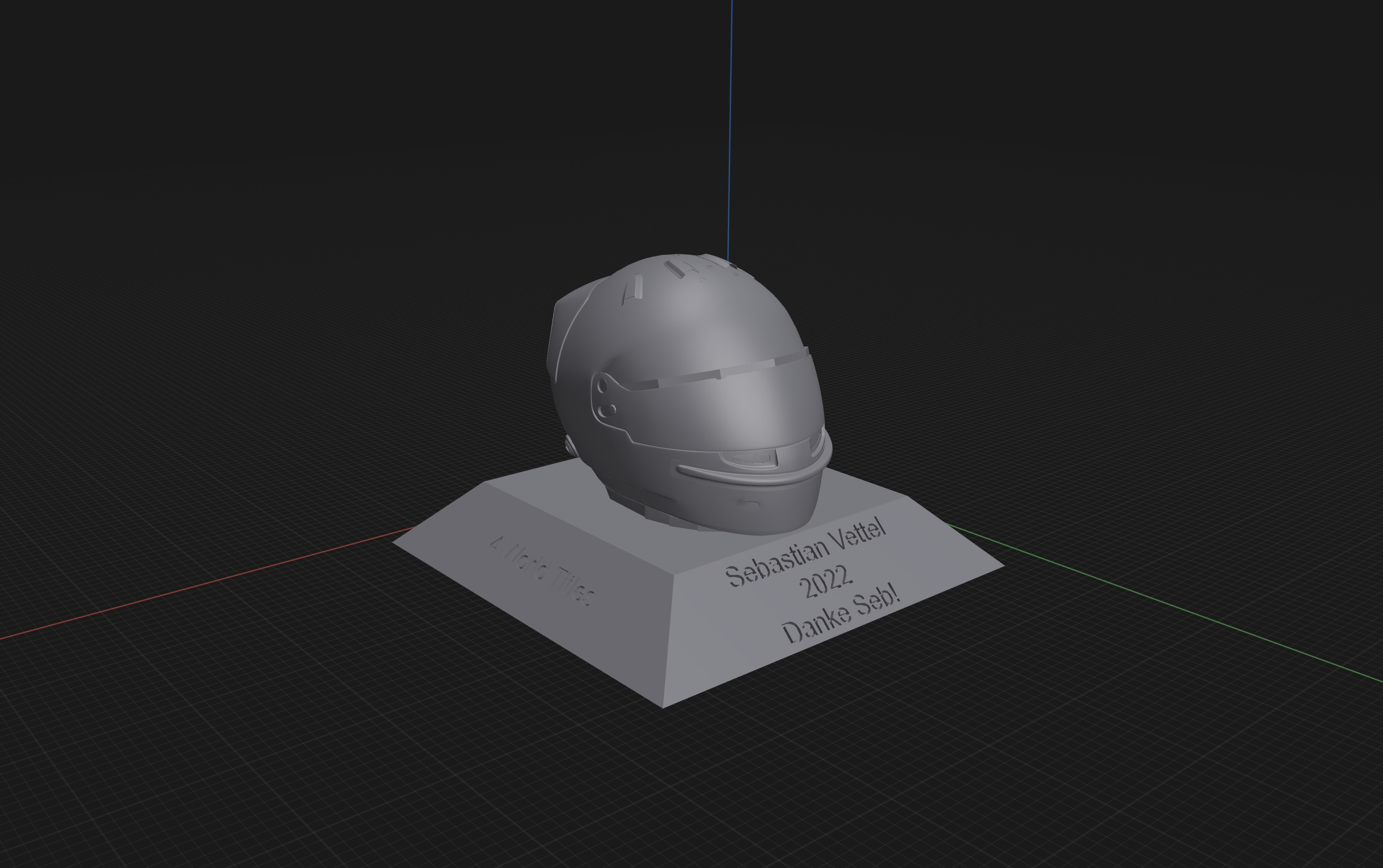 Sebastian Vettel F1 Helmet