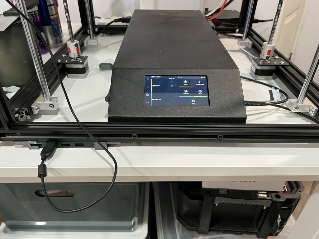 Ender 5 Plus 4.3" DSIScreen mount for RPI4 (Waveshare Screen)