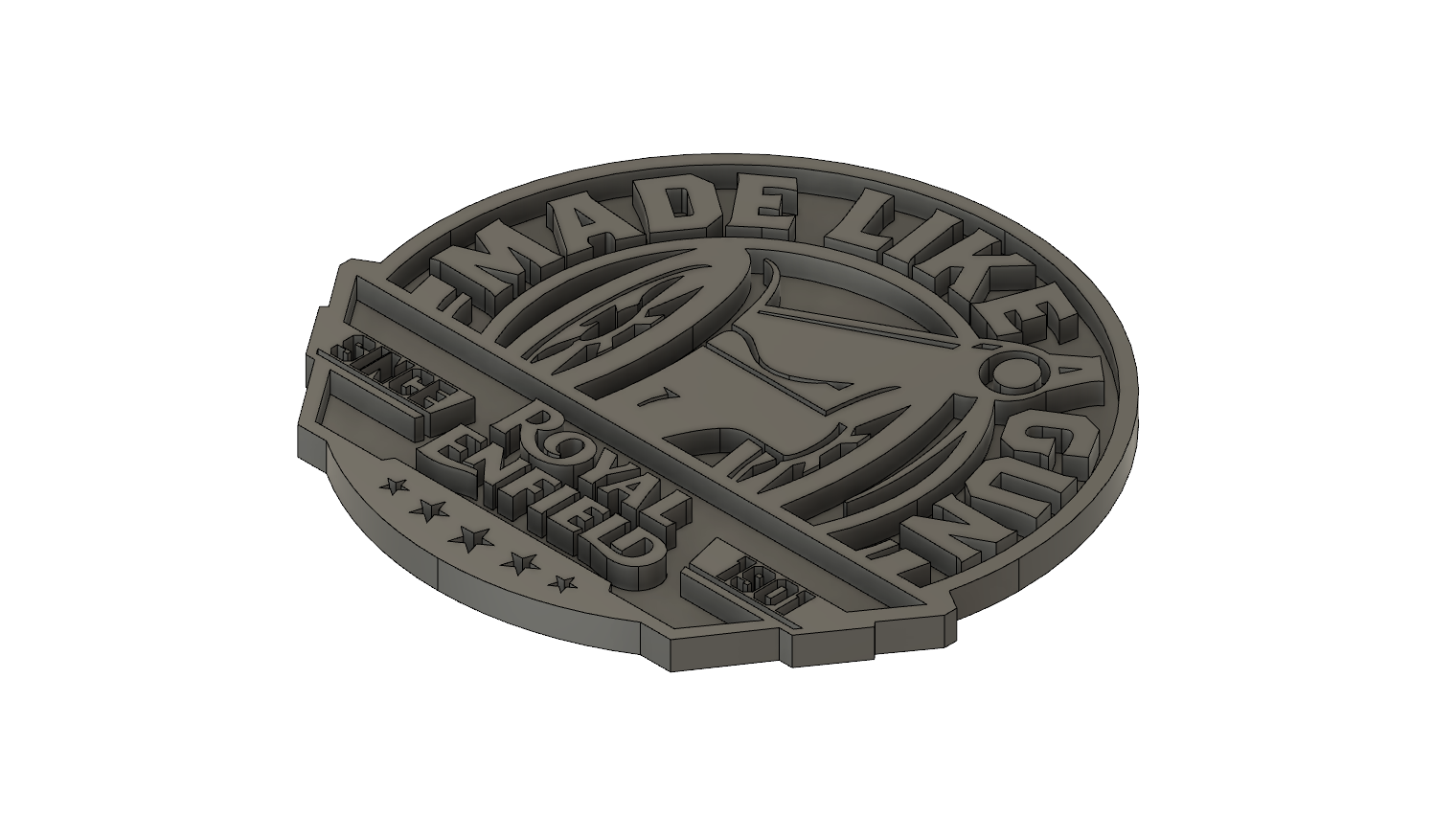 Royal Enfield Legacy Logo by Armando Tanaka | Download free STL model ...