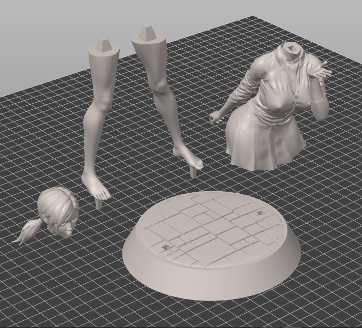 FIGURA "COLLEGE GIRL" 07 by D3GO_DESIGN - Download free STL model - Printables.com