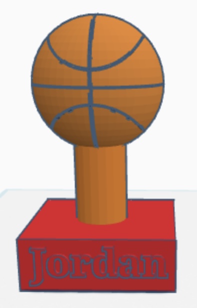 Basketball trophy