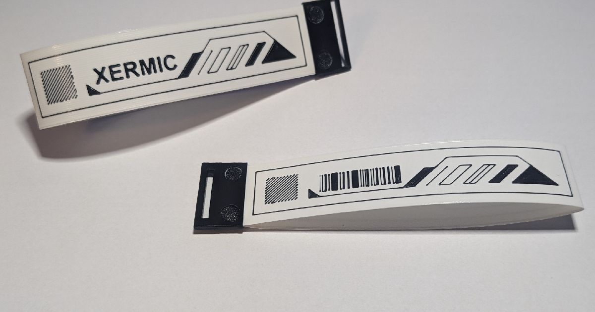 Techwear Keychain / Pendant (PLA) by Xermic | Download free STL model ...