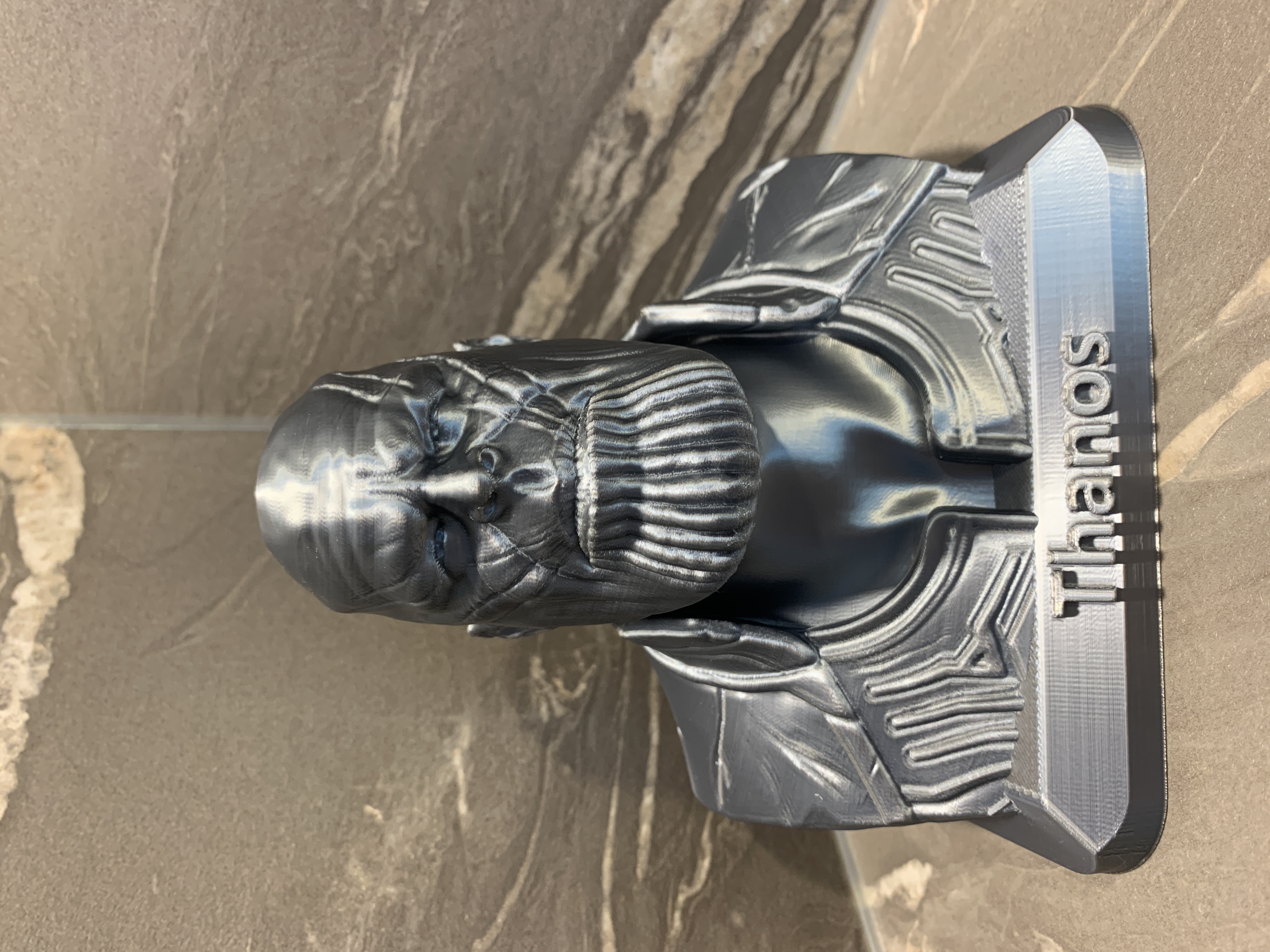 Thanos Bust - base+lettering — miniatura 3