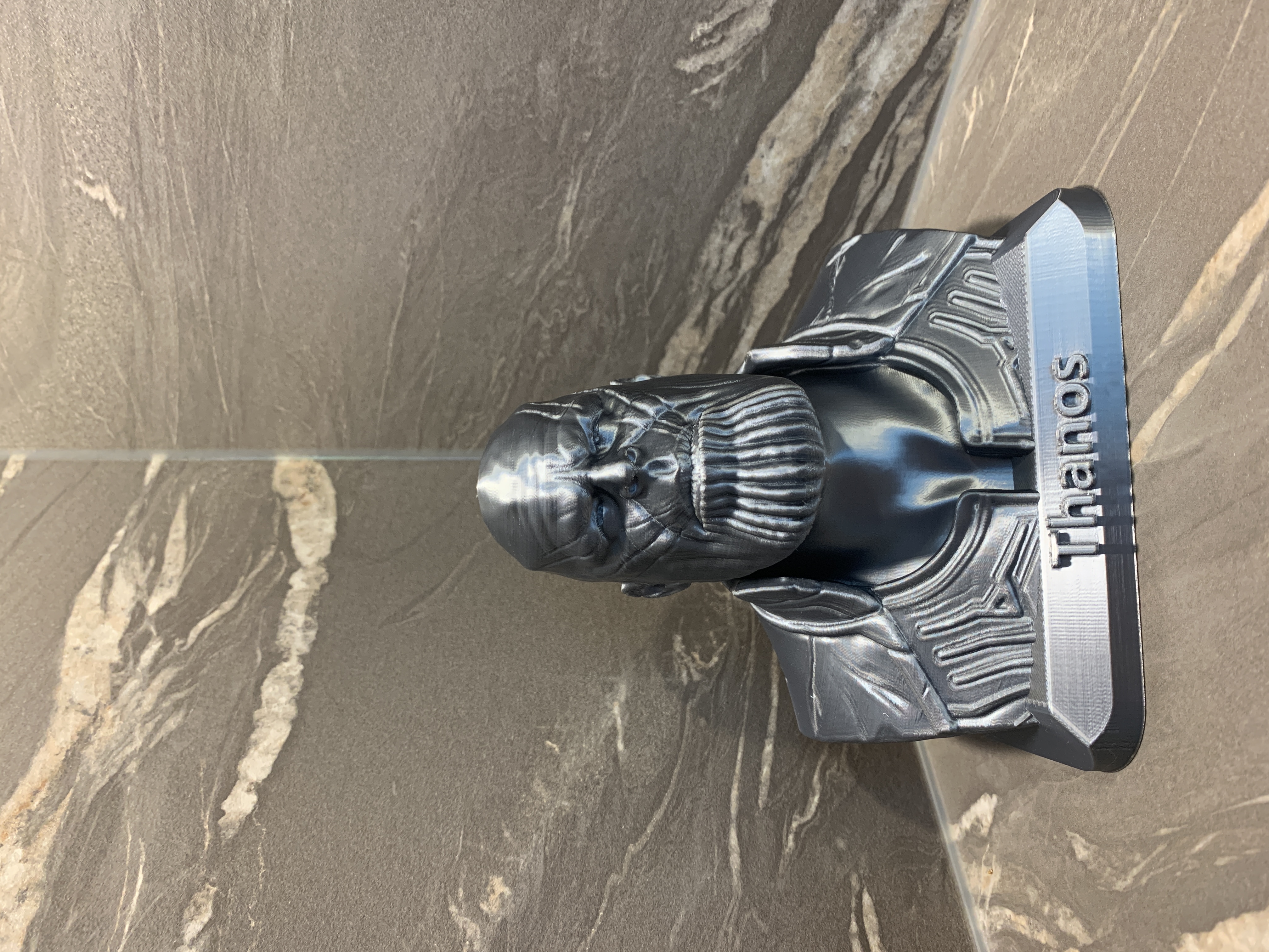 Thanos Bust - base+lettering — miniatura 11