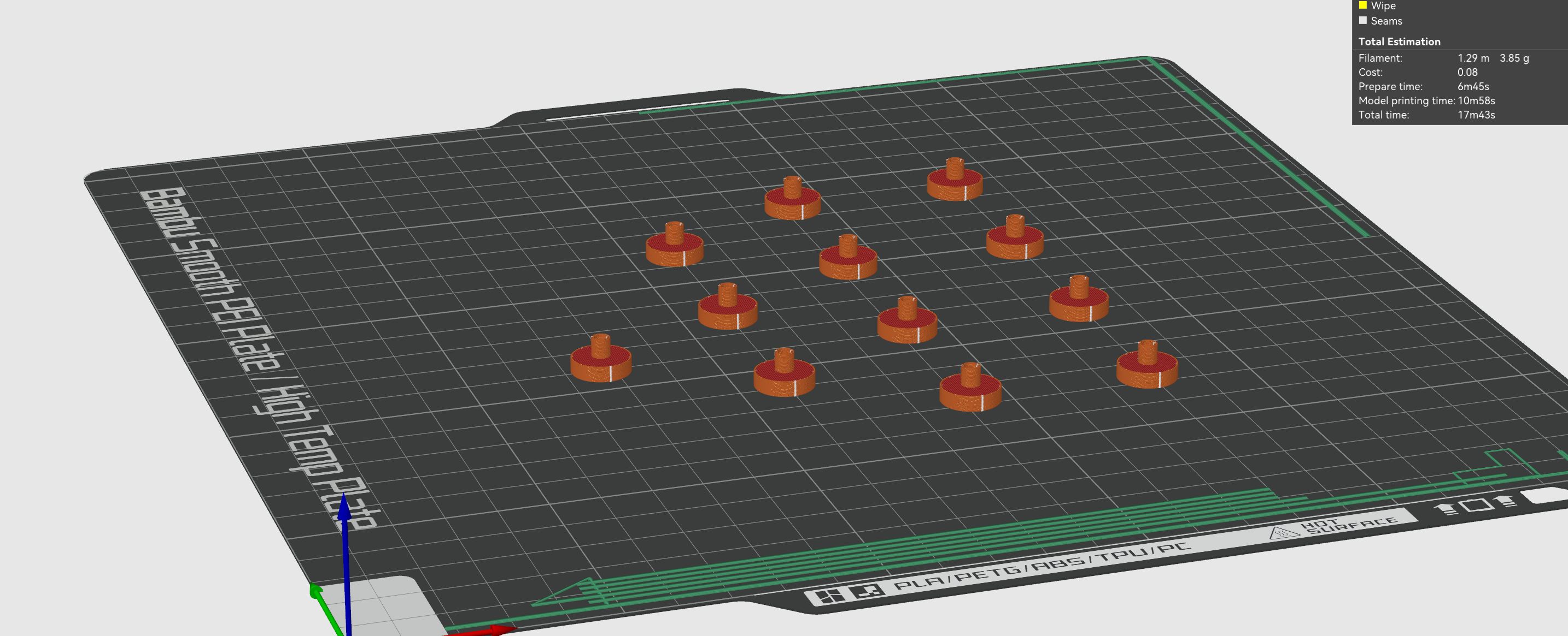 10x2mm Magnet PCB Standoffs - BeagleBone, Raspberry Pi & More (M2.5)