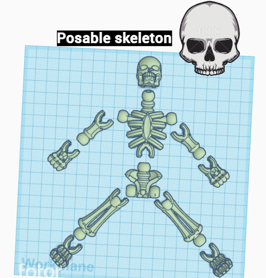 Posable skeleton, added v2!