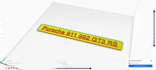 Porsche Schriftzug